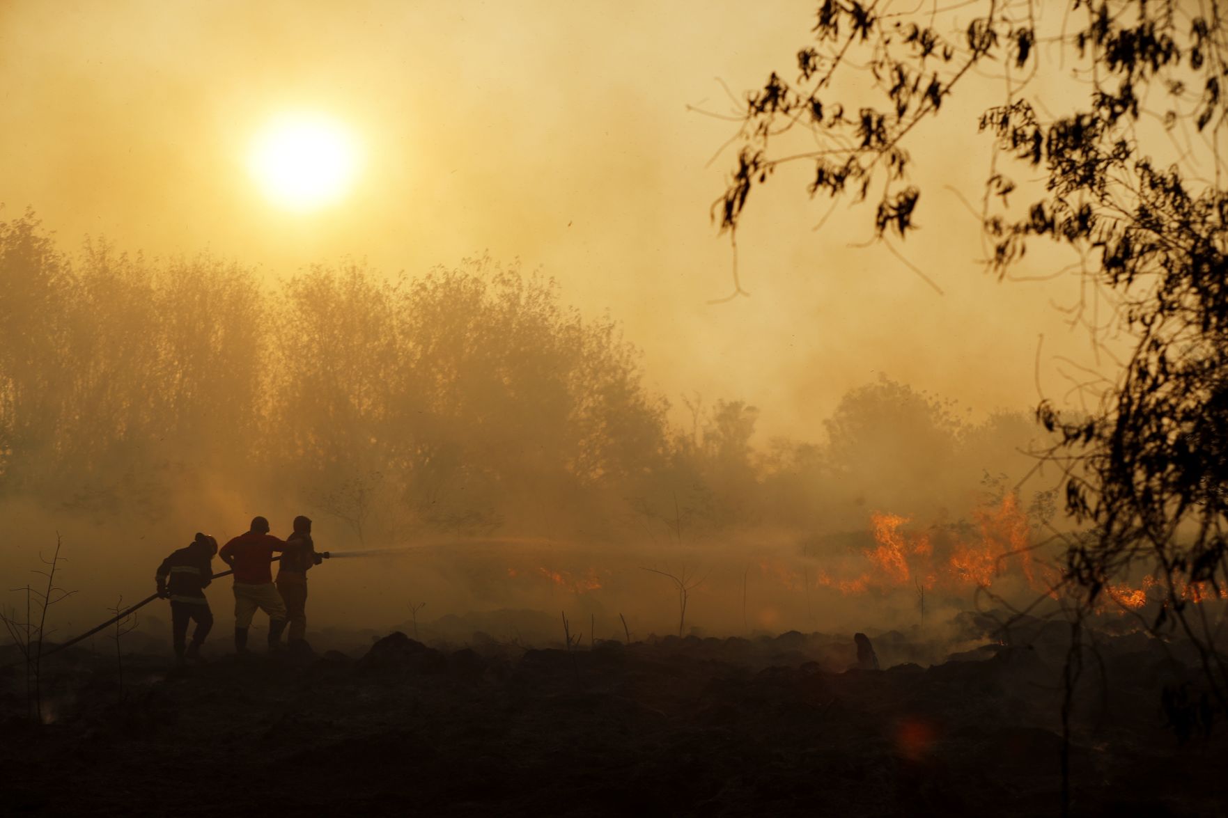 APTOPIX Paraguay Fires